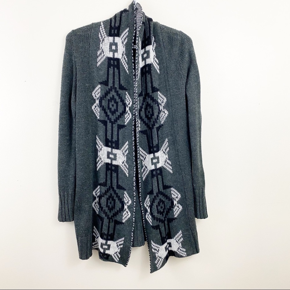 Rue 21 Mosaic Printed Cardigan Size M